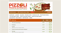 Desktop Screenshot of pizzoli.hu