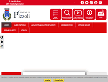 Tablet Screenshot of comune.pizzoli.aq.it